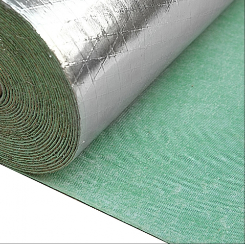 Waterproof Aluminum Foil 2mm Laminated, Foil Backed Underlay For Laminate Flooring